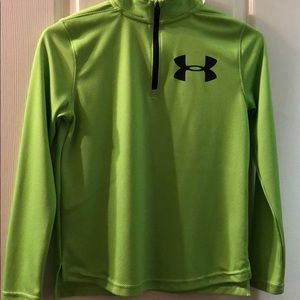 Under Armour Green Windbreaker Youth Size 10 Boys